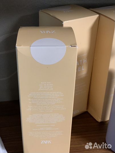 Крем для тела и гель для мытья zara kids