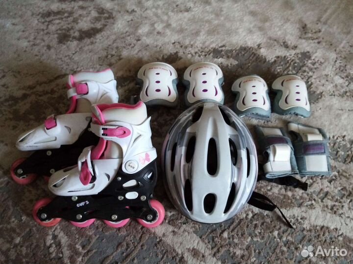 Роликовые коньки детские раздвижные