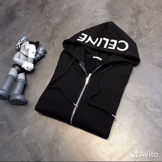 Зип худи Celine черный