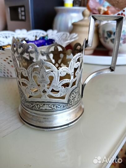 Подстаканник серебро СССР