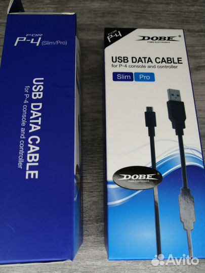 Кабель micro usb для PS4 Dobe