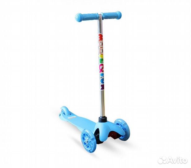 Самокат трехколесный Moove&Fun Mini LED