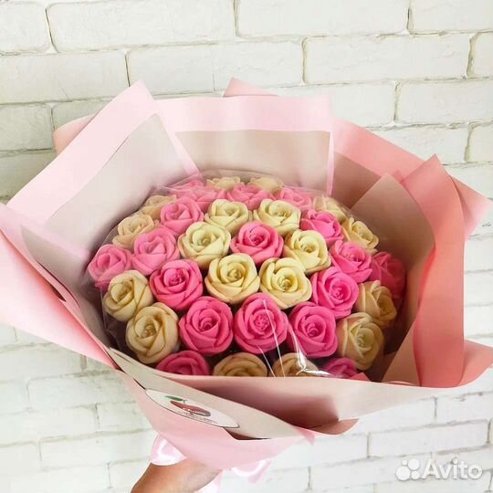 Букет из шоколадных роз, сладкий букет