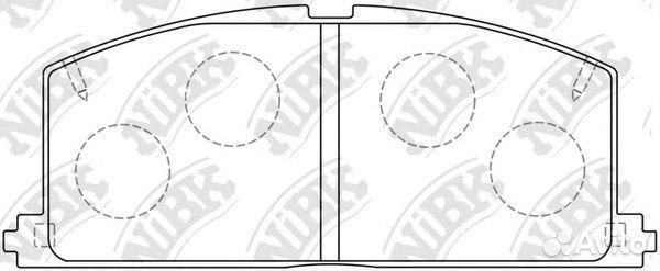 Колодки передние camry/carina/corolla 83-92 PN1077