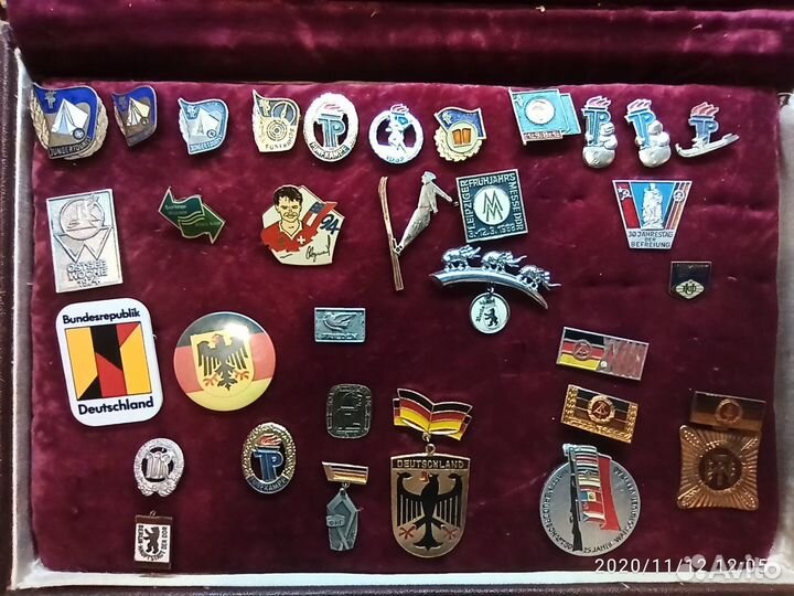 Значок Германия Гдр Фрг Австрия