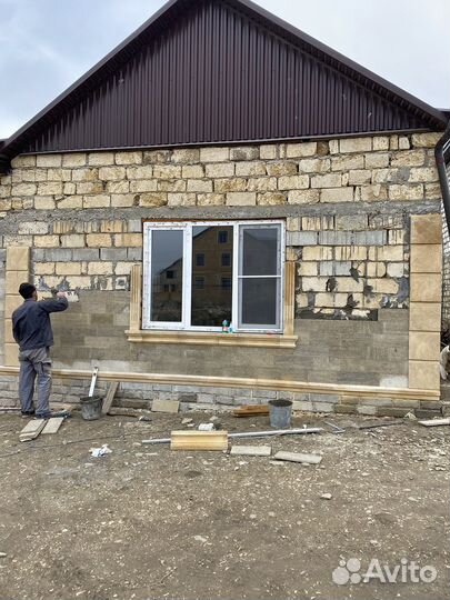 Облицовка дагестанским камнем