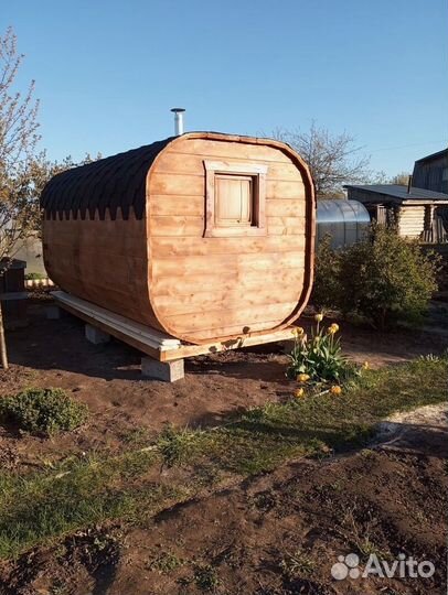 Баня бочка под ключ