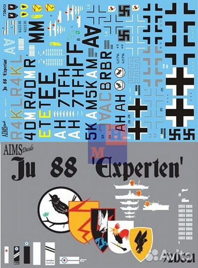 1/72. aims. 72D021. Ju-88 'Experten'