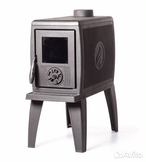 Чугунная печь камин
