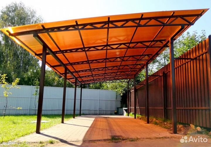 Навес 10 на 10 метров