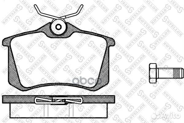 274 000BSX колодки дисковые з. Seat Cordoba 1