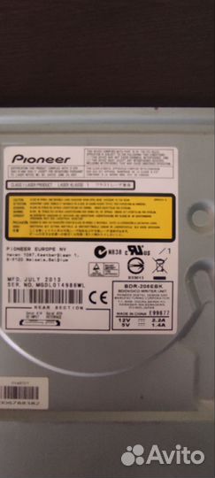 Blu-Ray Pioneer BDR-208EBK