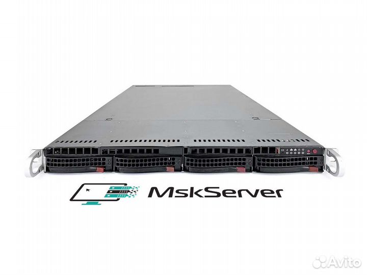 Сервер Supermicro 6019U-TR25M 2xSilver 4214R 64Gb