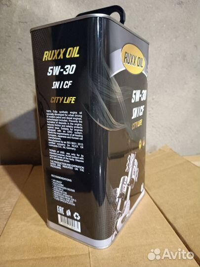 Масло моторное ruxx OIL 5w30