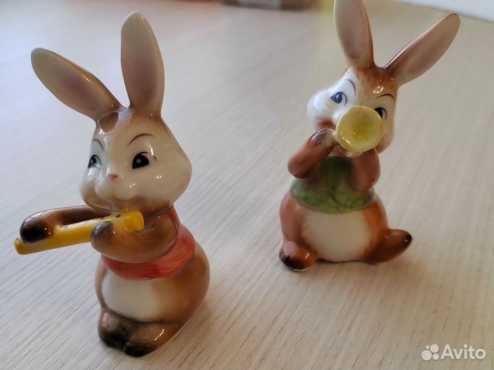 Авторские фигурки гжель