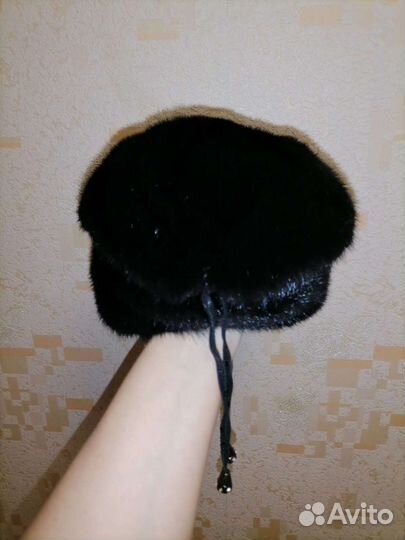 Меховая женская шапка