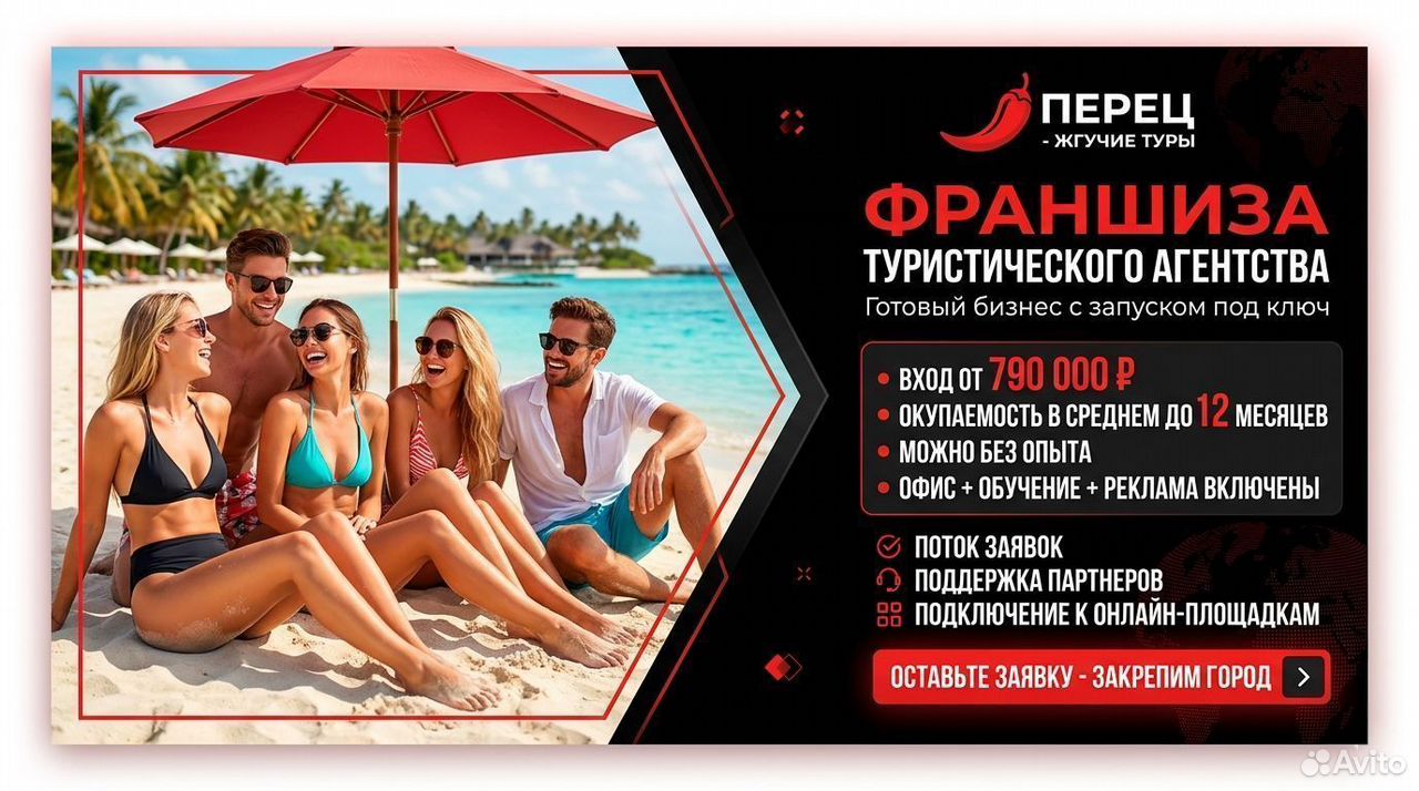 Франшиза турагентство, Москва