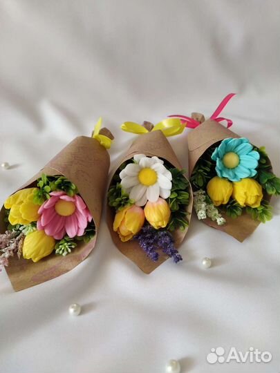 Мыло ручной работы. Мини - букет