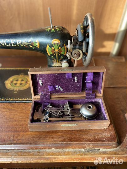 Швейная машина zinger рабочая 1914