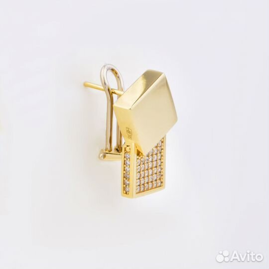 Серьги золотые