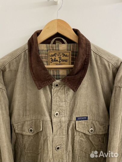 John Baner Vintage Flannel Lined Cord Jacket