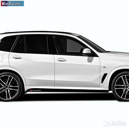 Наклейки на пороги бмв X5 M F15 G05