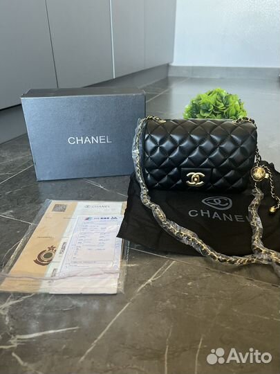 Сумка Chanel mini натуральная кожа