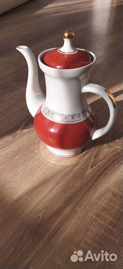 Кофейный сервиз Довбышевского завода 15 предметов