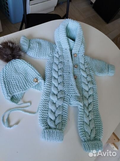 Комбинезон вязаный