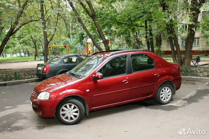 Рейлинги крыши Renault Logan 1 2004-2013