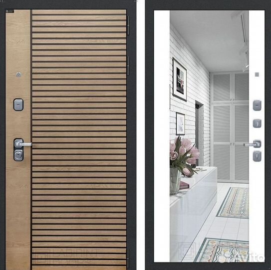 Дверь входная Коричневая шумо-изоляционная