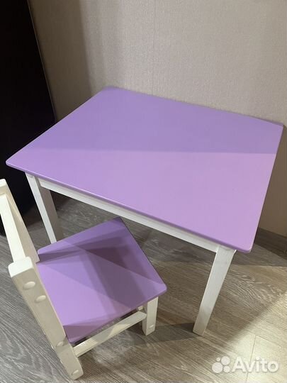 Детский стол и стул