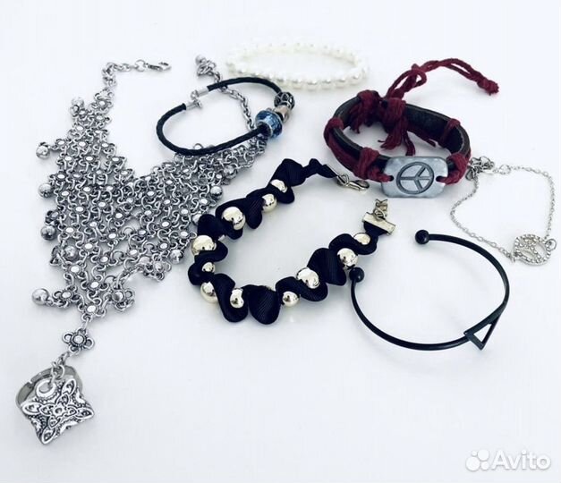 Заколки, браслеты, чокеры (Цена за все)