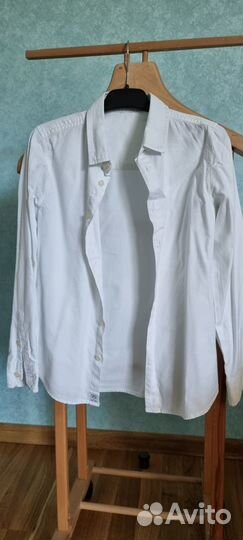 Рубашки школьные для мальчика 140, 134