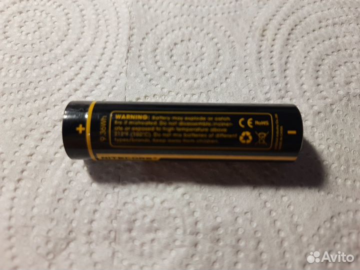 Nitecore micro USB rechargeable LI-ION battery