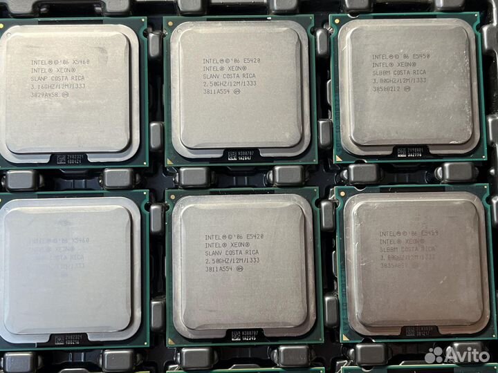 Процессоры Intel Xeon 771 / 775