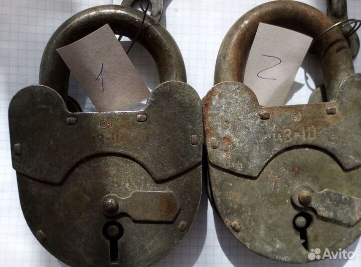 Замок навесной СССР. С ключом. Клеймо