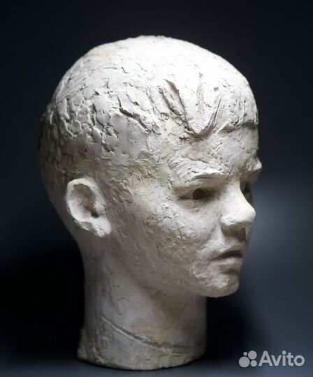 Гипсовый портрет. Скульптура