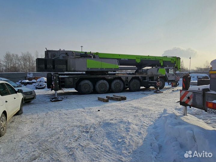Аренда и услуги автокрана, 200 т, 72 м, с гуськом 20 м