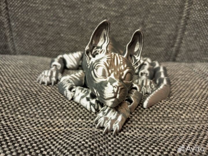 Котик сфинкс серебристый