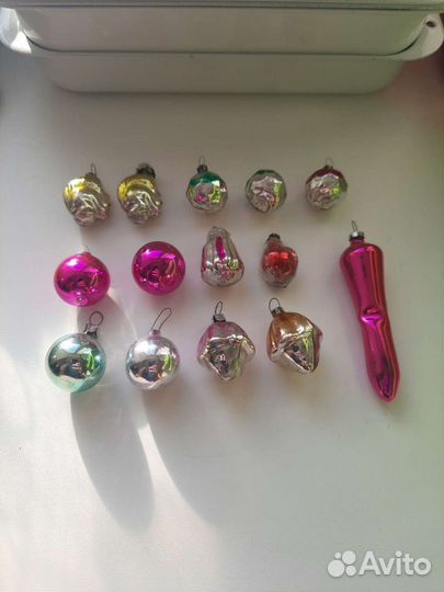 Елочные игрушки СССР (малютка)