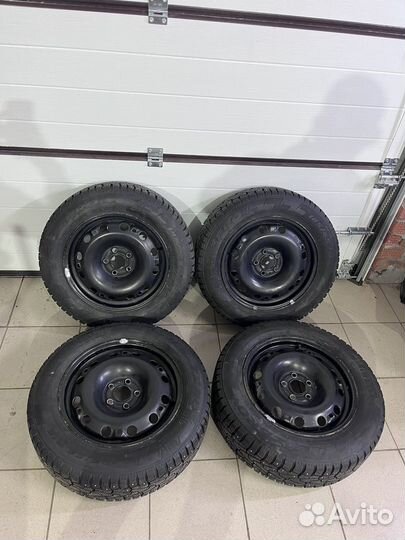 Колеса зимние в сборе R15 185/ 65 5:100 polo rapid