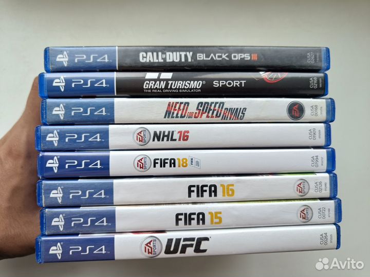 Игры на дисках для ps4