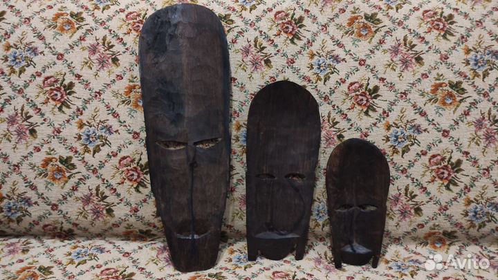 Африканские маски из дерева