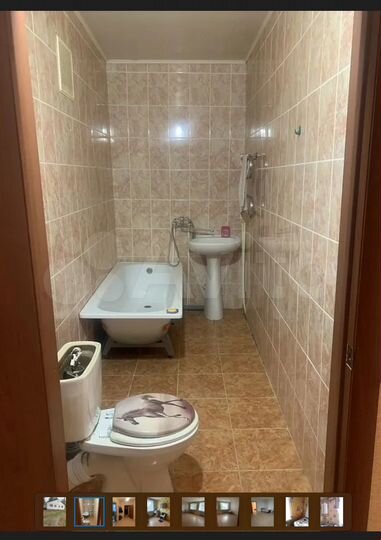 1-к. квартира, 52,8 м², 1/1 эт.