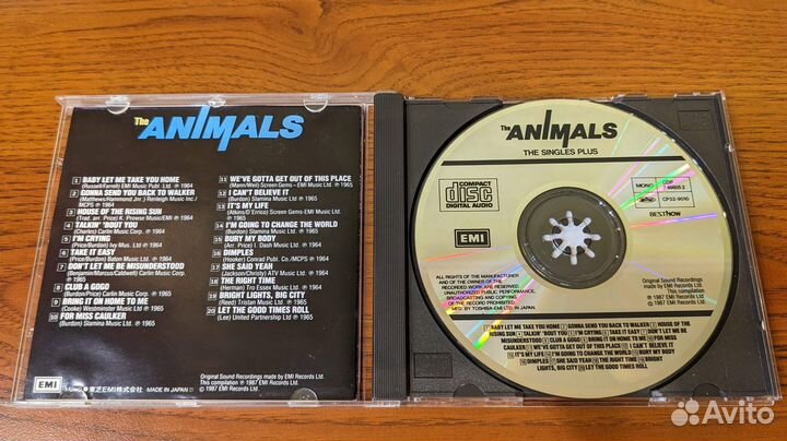 The Animals – The Singles Plus(Japan CD)
