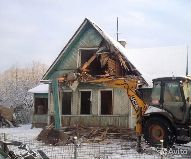 Демонтаж Дачных Домов. Старых пристроек. Вывоз
