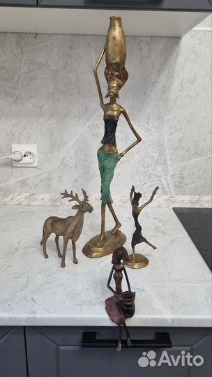 Фигурки из малийской бронзы ручная работа, Африка