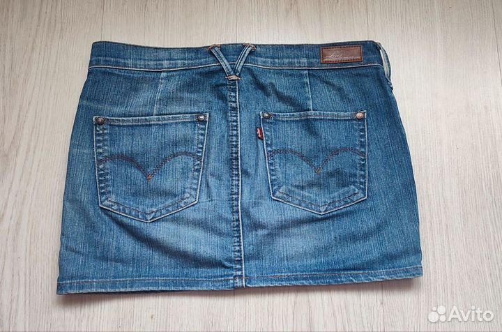 Джинсовая юбка levis 42 44 46