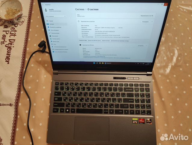 Игровой ноутбук RTX 3060 maibenben x558